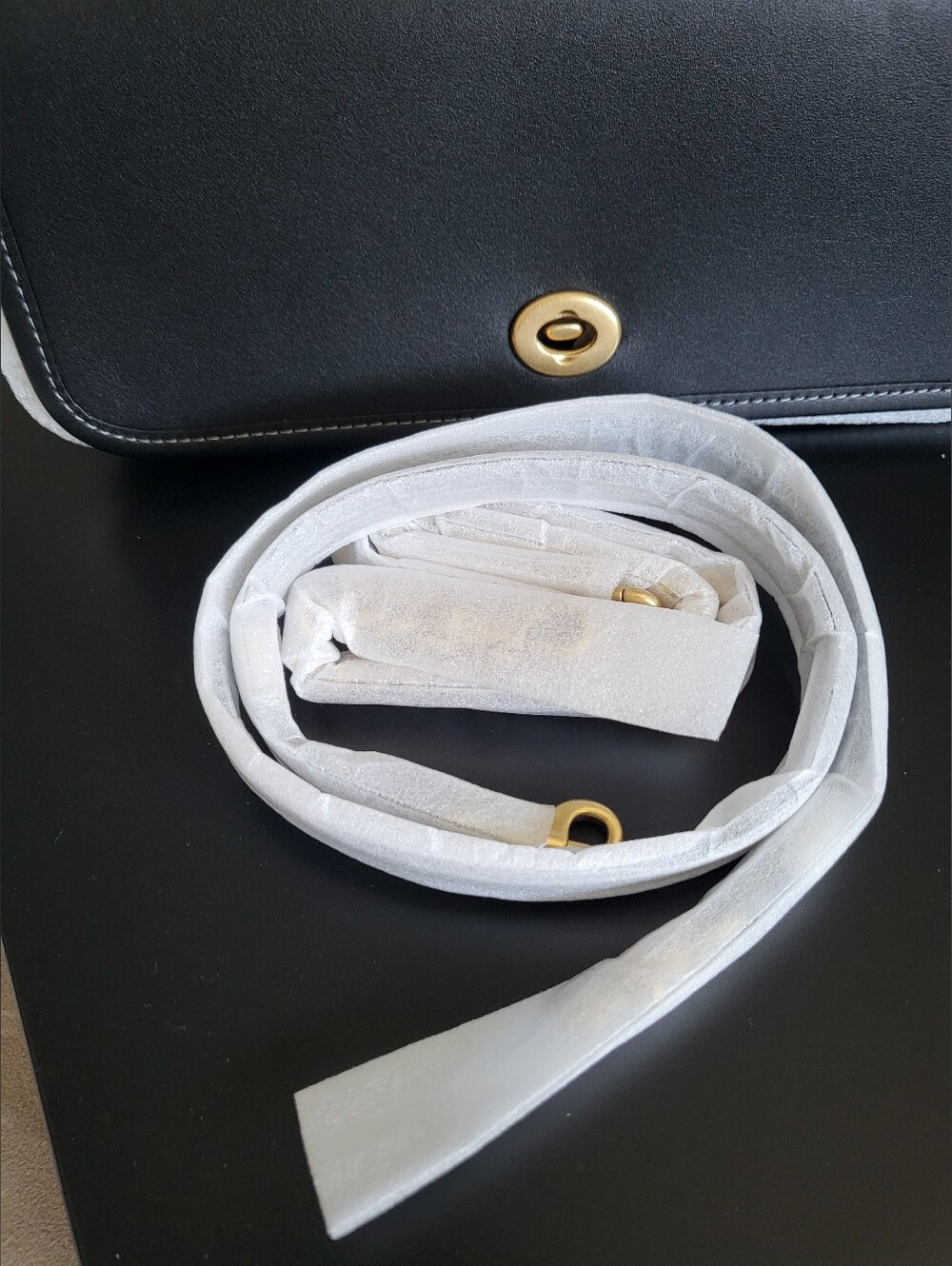 The Coach Originals Dinky Bag in Black and Brass hardware CW641 - Picture 8 of 9